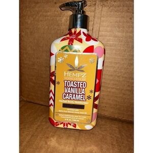 Hempz Toasted Vanilla Caramel Herbal Hemp Seed Oil Holiday Body Moisturizer